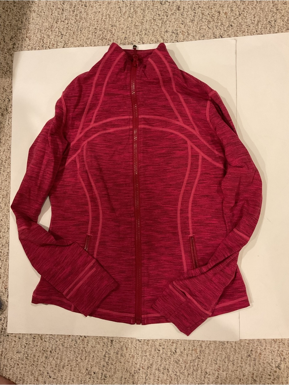 Lulu Lemon Fuchsia Athletic Jacket